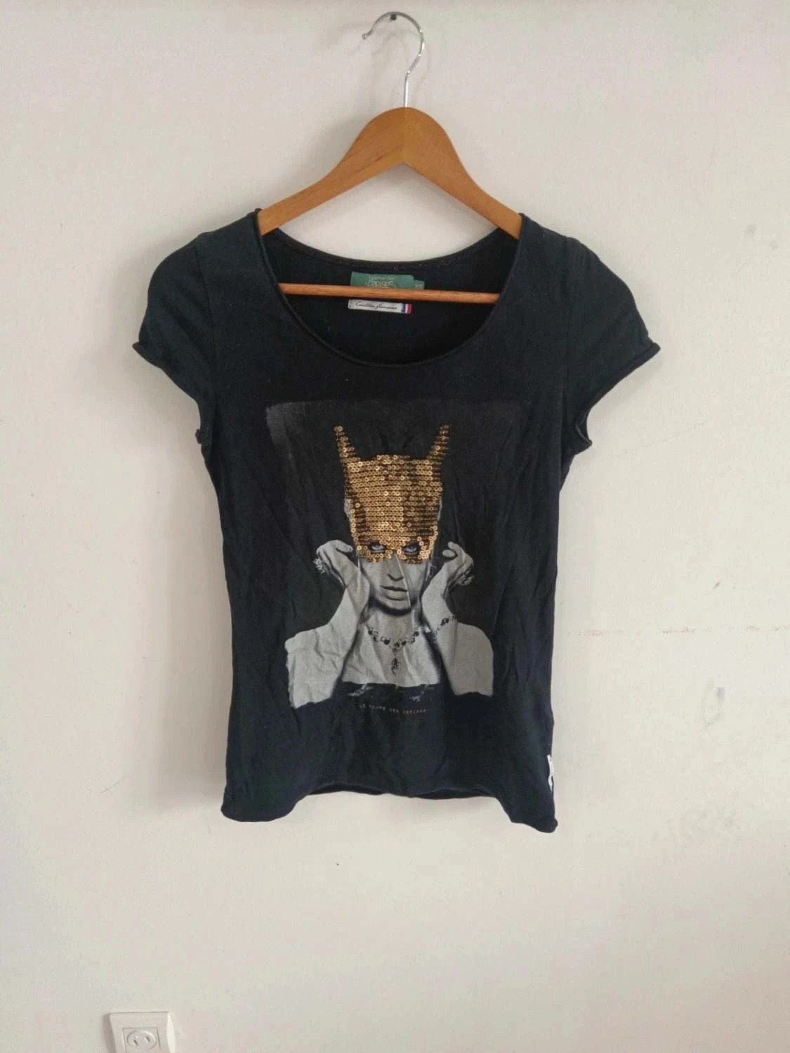 C133 t-shirt noir le temps des cerises XS